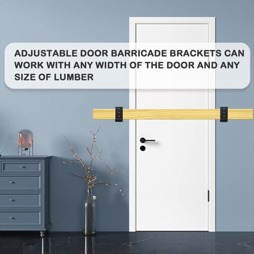 Adjustable Door Brackets, Heavy Duty Door Security Bracket 2