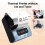 M221 Label Maker Machine Bluetooth Portable Label Maker White 5