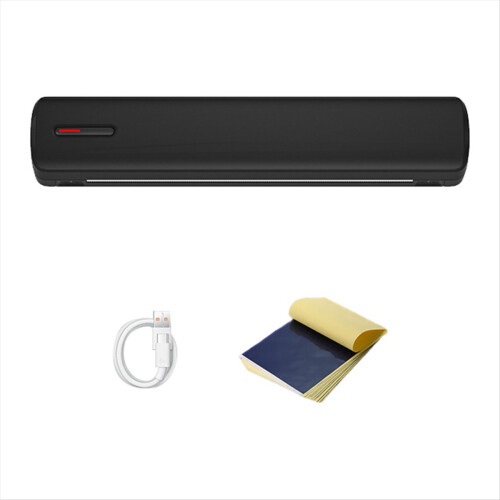 Mini A4 Tattoo Printer Portable Wireless Stencil Printer Black 2