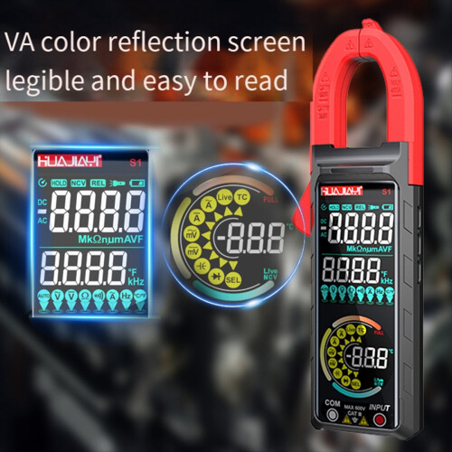 S1 DC/AC Digital Clamp Meter 6000 Counts 400A Amp Multimeter 2