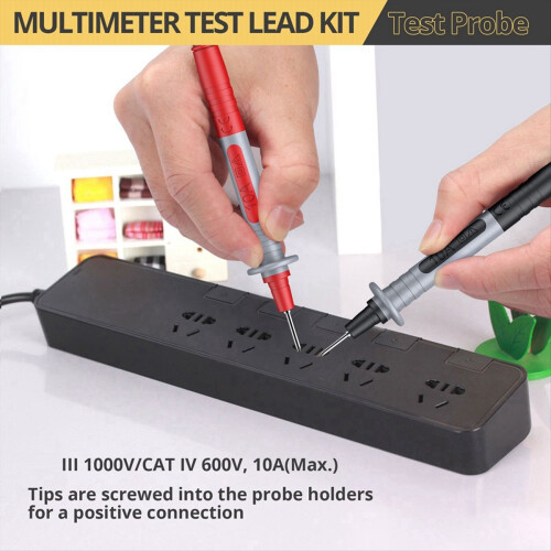 Multi Test Leads Kit Electrical Multimeter Test Lead With Alligator 2