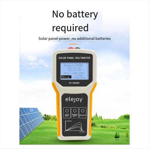 1600W Photovoltaic Panel Multimeter Solar Panel MPPT Tester 2