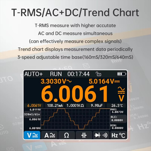 DM40 Digital Oscilloscope Multimeter Signal Generator,E 2