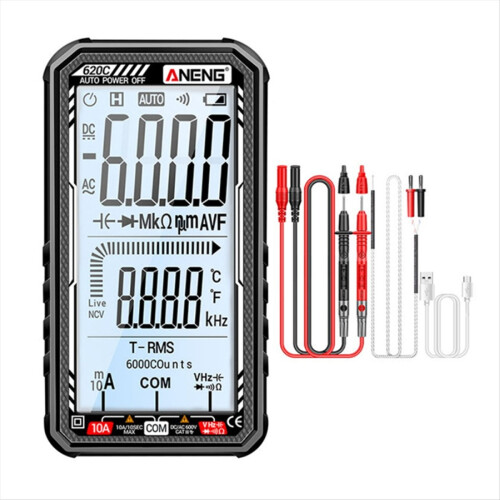 Smart Multimeter Digital Voltmeter AC Current Voltage Tester 2