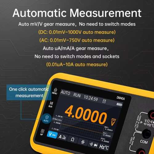 DM40 Digital Oscilloscope Multimeter Signal Generator,E 1