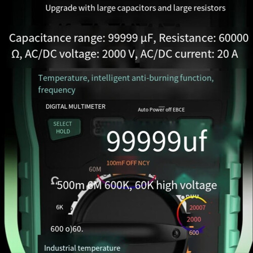Digital Multimeter 6000 Counts True RMS NCV for Solar Mining 2