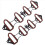 2Pcs Car Intake Manifold Gaskets for 3