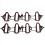 2Pcs Car Intake Manifold Gaskets for 2