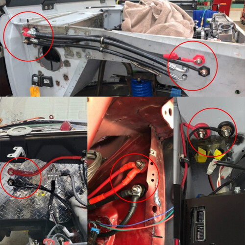 3/8inch Thru Panel Battery Terminal Connectors 2