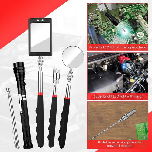 Telescoping Magnetic Pickup Tool, for Checking Observing Vehicle Small 2