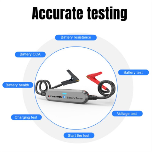 BK100 Auto-Drahtloser BT-Batterietester 1