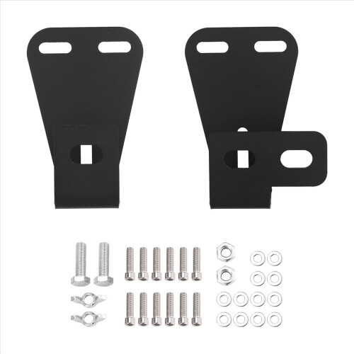 High Lift Jack Hinge Bracket for (Pair, Black) 2