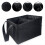 Car Boot Organiser Seat Front Seat Organiser Storage Boxes Black 6