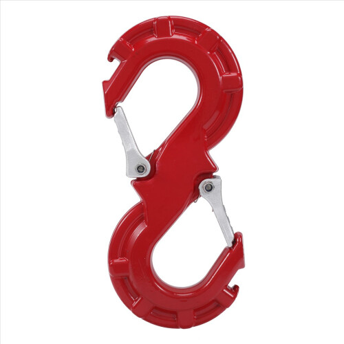 Red S-Shape Quick Rescue Shackle Trailer Winch Hook Recovery Kits 1