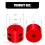Winch Cable Rubber Stopper, Automobile Modification for Trucks Red 4