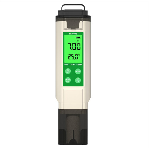 PH Meter Hydroponic Water Quality Tester LCD Backlight Thermometer 1