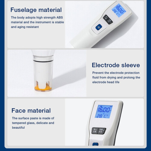 PH Pen Type Acidity Measuring Meter High PH872 EU Plug 2