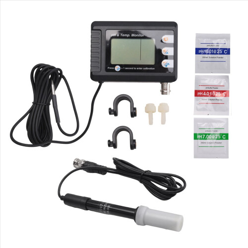 Digital Combo Temperature & PH Meter Aquarium Thermometer PH 2