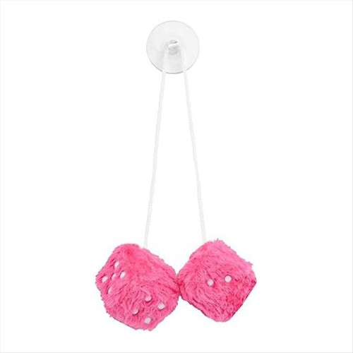 Auto-Hängewürfel, Autospiegel-Hängewürfel-Pink 1