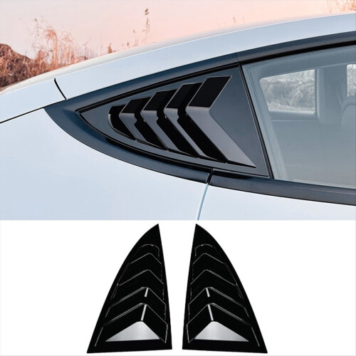 Rear Car Window Shutter Cover for Model 3 2024, Black 2
