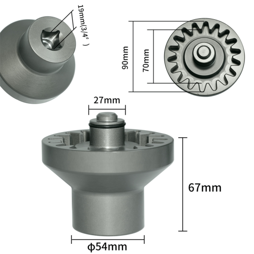 Auto Center Lock Radmutternschlüssel für 2