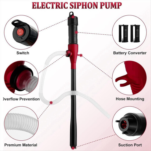 Tragbare Elektrische Saugpumpe Upgrade Handheld Flüssigkeit Siphon Öl 2