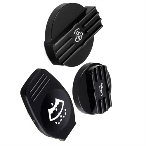 Aluminium-Öldeckel CC Golf 6, EA888-Motor, schwarz 2