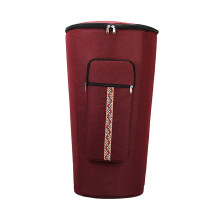 Djembe Bag 12 Inch Red Gig Case for African Drum Musical Instrument Carry Bag