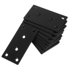 Flache Platte Schwarz 12