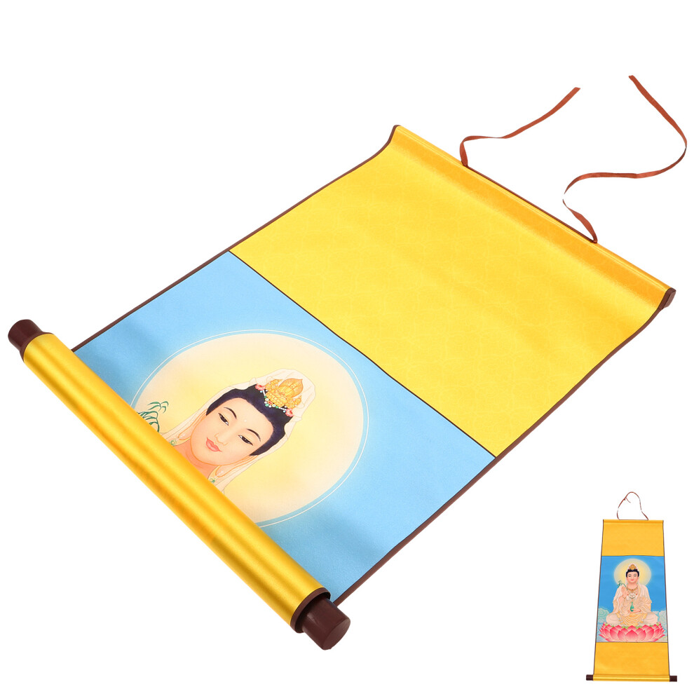 Wall Art Wisiorki Na ŚCianę Ozdoba W Zwoju Religijna-image