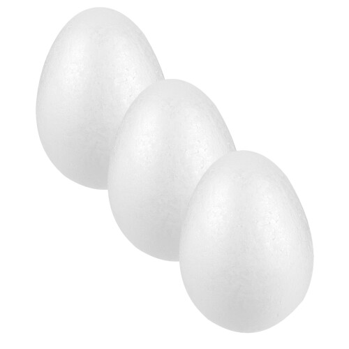 3Pcs De Espuma Brancos Para Pintura E Decoração Infantil
