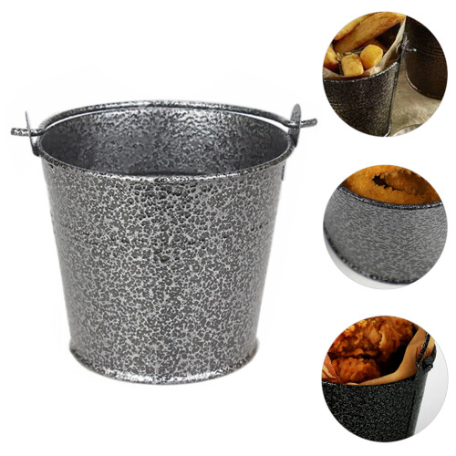 Balde Para Lanches De Batata Com Barril Mini 2