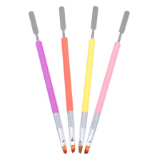 4 Unidades Pincel Dupla Para Unhas