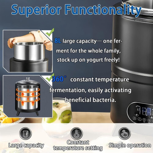 Commercial Fermentation Machine Automatic Yogurt Fermentation Time-Temperature Control For Yogurt Garlic Natto Vinegar 1