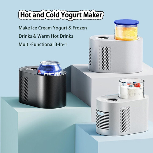 Yogurt Maker Hot And Cold Temperature Control Automatic Multi-Functional For Oat Milk And Grains Black 1
