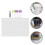 Conjunto Quadro Lembretes Acrílico Transparente Multifuncional 7