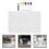Conjunto Quadro Lembretes Acrílico Transparente Multifuncional 5