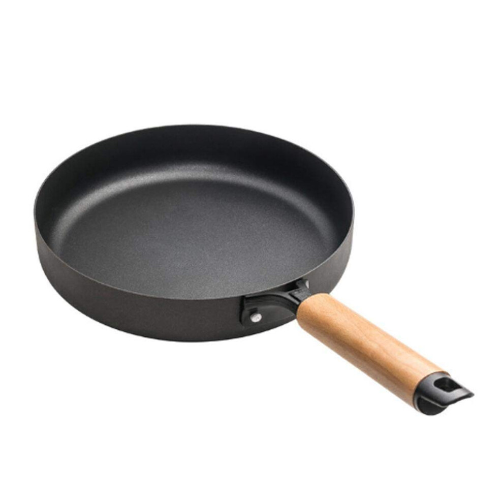 Cast Iron Skillet Frying Pan Non-Stick Wok Style Omelette Pancake Pan Breakfast Pan Kitchen Pot-image-OPC-PMDKVBT-NEW