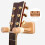 Guitar Wall Hanger Walnut Wood For Violin And Ukulele Wall Display Stand For String Instruments 4