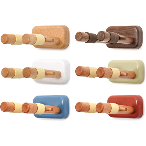 Guitar Wall Hanger Walnut Wood For Violin And Ukulele Wall Display Stand For String Instruments 1