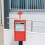Mailbox Topper Briefkasten Fahnenhalter Eisen Rot 6