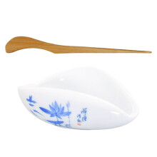 Conjunto De De Porcelana Com Colher Para Folhas