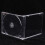 10 Unidades Transparentes Para CD DVD De Plástico 5