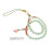 Gemstone Beaded Phone Charm: Pulseira Com Corrente De 3