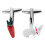 Paar Vintage Manschettenknöpfe Kupfer 9