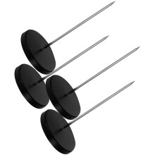 Juego De 4 Soportes Desmontables Para Recibos Y Menús (Negro)