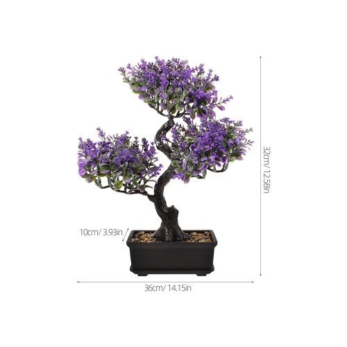 2 Unidades Árvore Bonsai Artificial Para Decoração 1