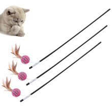 3Stück Katzen-Kräuselstab Mit Bunter Für Katzen Und Kätzchen