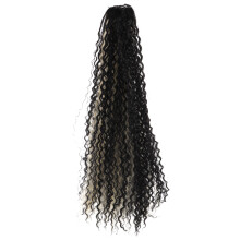 Wig Sintética Para Mujer Con Clip, Aspecto Natural, Ondulada