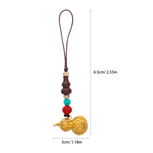 Gourd Para E Carro Pingente Feng Shui Chaveiro 2